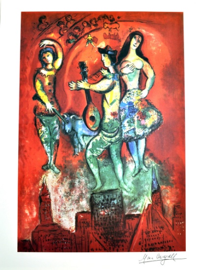 MARC CHAGALL (After) Carmen Print, 356 of 500