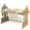 Gold Garden Gate Footstool