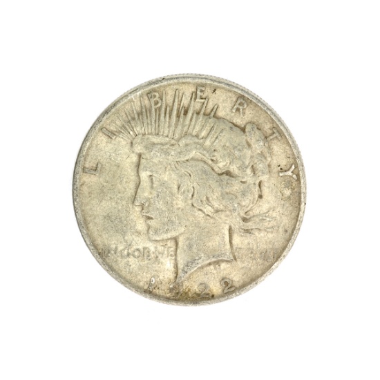 1922-D U.S. Peace Type Silver Dollar Coin