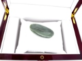 APP: 3.9k 280.50CT Oval Cut Green Jade Gemstone