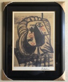 *Pablo Picasso ''''Est ce le secret de la forme d'Aima?'''' Museum Framed & Matted Print