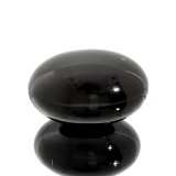 APP: 1.8k Rare 1,298.00CT Oval Cut Black Agate Gemstone