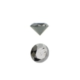 APP: 0.3k 0.44CT Round Cut Black Diamond Gemstone