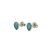 Opal- Sterling Silver Earrings