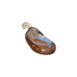 13.15CT Boulder Opal Sterling Silver Pendant