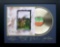 *Rare Led Zeppelin Untitled IV Album Cover and Gold Record Museum Framed Collage - Plate Signed