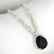 Fancy Colored French Cubic Zirconium Sterling Silver Necklace