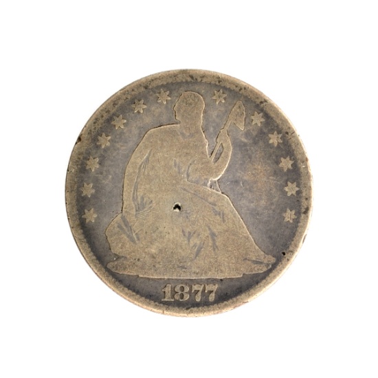 1877 Liberty Seated Half Dollar Coin