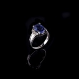 APP: 13.3k Fine Jewelry 14KT. White Gold, 5.23CT Tanzanite And Diamond Ring