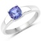 APP: 2.6k Gorgeous Sterling Silver 1.05CT Tanzanite Ring App. $2,565 - Great Investment - Fascinatin
