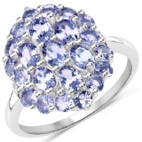 APP: 5.2k Gorgeous Sterling Silver 1.15CT Tanzanite Ring App. $5,225 - Great Investment - Stunning P