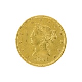 Rare 1851 $10 Liberty Head Gold Coin Great Investment (DF)