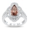 APP: 12.5k *1.75ct UNHEATED Pink Sapphire and 0.67ctw Diamond Platinum Ring (GIA CERTIFIED) (Vault_R