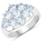 APP: 0.3k Gorgeous Sterling Silver 2.88CT Blue Topaz Ring App. $275 - Great Investment - Magnificent