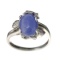 Rare Designer Sebastian Vintage, Tanzanite And Sterling Silver Ring