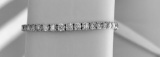 APP: 37.6k *Fine Jewelry 18KT. White Gold, 10.00CT Round Brilliant Cut Diamond Bracelet (VGN A-46)