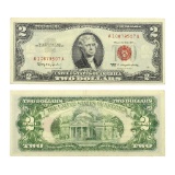 Rare 1963 $2 US Red Seal Note Great Investment