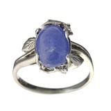 Rare Designer Sebastian Vintage, Tanzanite And Sterling Silver Ring