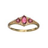 APP: 0.6k Fine Jewelry 14KT. Gold, 0.39CT Pink Tourmaline And Diamond Ring