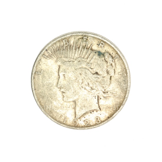 1923-D U.S. Peace Type Silver Dollar Coin