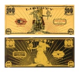 2020 1/10 Gram Aurum Liberty Excellent 24K Gold Note - Great Investment -