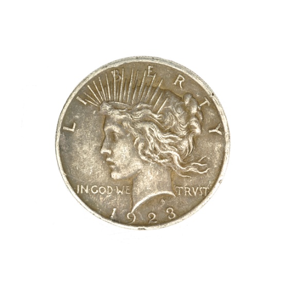1923 U.S. Peace Type Silver Dollar Coin