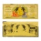 Rare 24K 1/10 Gram Gold Aurum Note 1896 $2.00 Educational Restrike - Great Investment