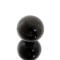 APP: 1k Rare 656.50CT Sphere Cut Black Agate Gemstone