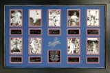 *Rare L.A. Dodger Legends Museum Framed Collage - Plate Signed