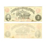 Rare 1862 $1 Richmond Virginia Treasury Note - Great Investment -