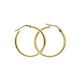 14KT. Gold Hoop Earrings