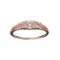 Designer Sebastian 14KT. Rose Gold, 0.73CT Morganite and 0.01CT Round Brilliant Cut Diamond Ring