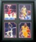 *Rare Basketball Kobe Bryant, LeBron James,  Michael Jordan, and Magic Johnson Museum Framed Collage