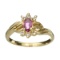 APP: 1k 14KT. Gold, 0.31CT Oval Cut Ruby Ring