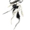 Charlotte Russe Designer Jewelry - 1 Black (organic) Feather Necklace