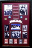 *Rare The Rat Pack Chips and Cards Museum Framed Collage 03 - Plate Signed