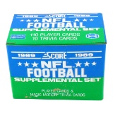 Rare 1989 Box Supplemental Set NFL Cards 110 Player Cards Per Box