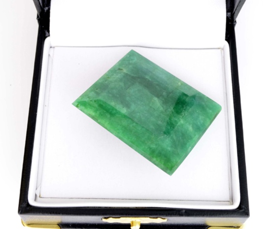 APP: 24.1k 120.60CT Square Cut Emerald Gemstone