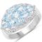 APP: 0.3k Gorgeous Sterling Silver 2.50CT Blue Topaz Ring App. $310 - Great Investment - Charming Pi