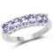 APP: 2.9k 1.19CT Oval Cut Tanzanite Sterling Silver Ring - Great Investment - Delightful Piece! -PNR