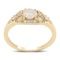 *0.50ct SI2 CLARITY CENTER Diamond 18K Yellow Gold Ring (0.68ctw Diamonds) (Vault_R12 22975)