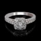 APP: 7.5k *1.26ctw SI1 CLARITY E COLOR Diamond Platinum Ring (EGL USA CERTIFIED) (Vault_R12 45011)