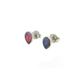 Opal- Sterling Silver Earrings