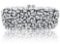 *Rare Exquisite Swarovski Crystal Element Handbag by Christal Couture -Kisses of Diamonds (Silver/Bl