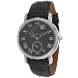 *Mathey Tissot Men's Retrograde Round Stainless Steel Case Grey Dial Sapphire Push/Pull Quartz Watch