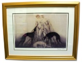 Icart (After) - Coursing III - Museum Framed Giclée 23x30