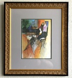 Outstanding Limited Edition Tarkay Lithograph ''''Begrudging'''' 19.25''''x 22.25'''' Plate Signed M