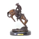 Rare -Outlaw-By Freredic Remington-Bronze Reissue- Grerat Investment