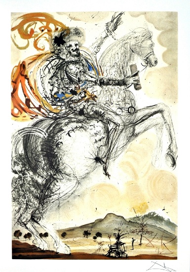 SALVADOR DALI El Cid Print, I55 of 500