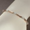 *Fine Jewelry 14KT. Two Tone Gold, 1.00CT Round Brilliant Cut Diamond Bracelet (VGN A-302) (Vault V)